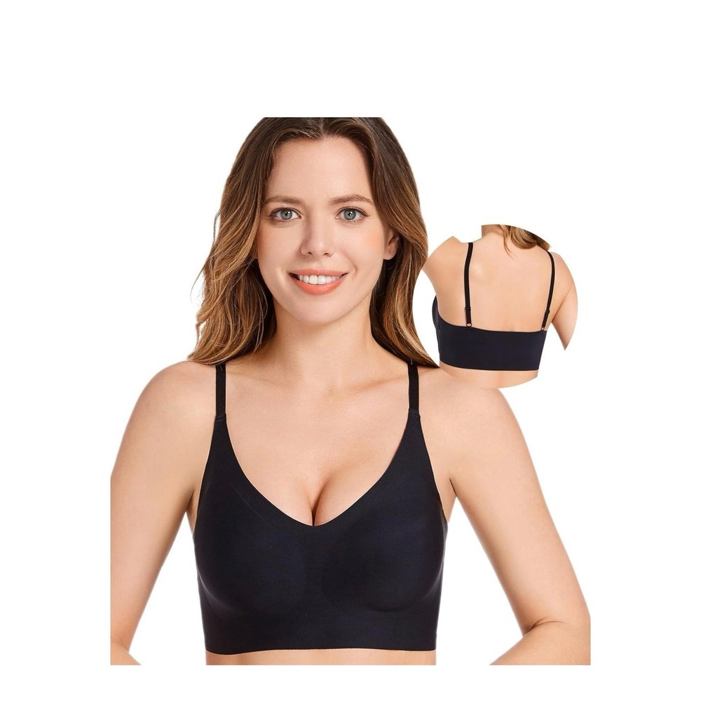 PRETTYWELL Comfortable v-neck Seamless Wire‎ Free Everyday